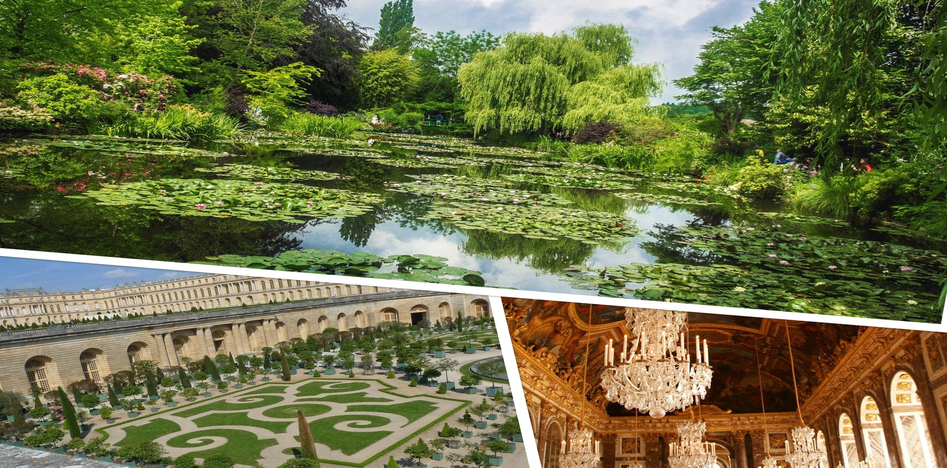 Giverny and Versailles in one day or visit either for half day